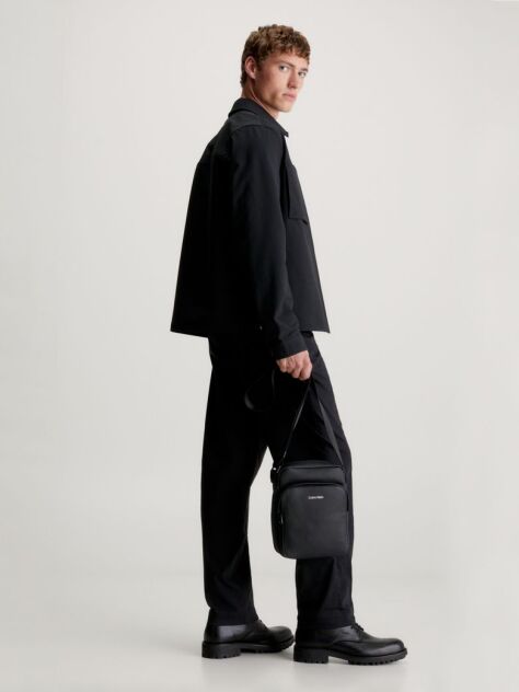Black Reporter Bag  Men