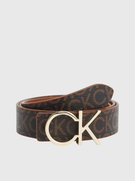 Multi Recycled Reversible Logo Belt  Women
