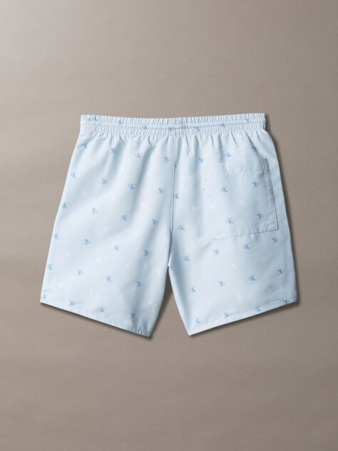 Albastru Pantaloni Scurti De Baie Pentru Baieti - CK Monogram  Baieti