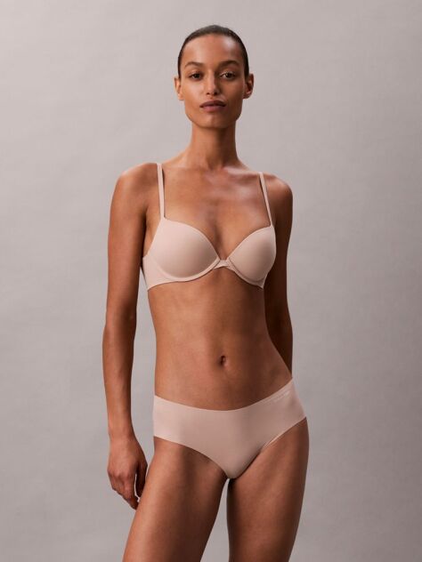 Bej Sutien Push-Up Cu Decolteu Adanc – Perfectly Fit  Femei