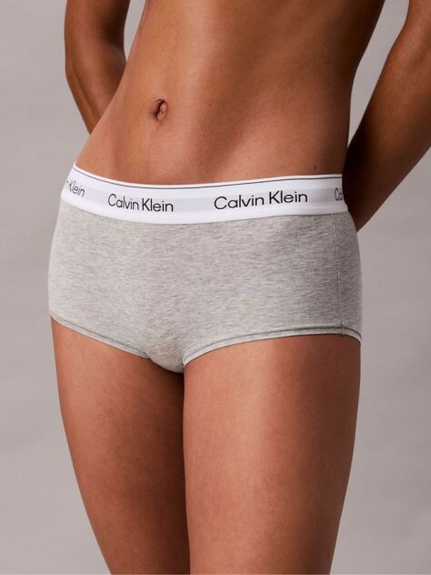 Gri Chiloti Tip Boy Shorts - Icon Cotton Modal  Femei