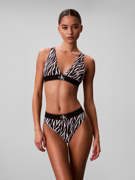 Multi Stretch Thong - Graphic Monogram Microfibre  Women