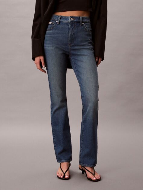 Denim Blugi Skinny Cu Croiala Usor Evazata  Femei