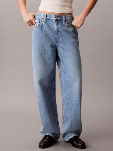 Denim Blugi Barrel Cu Croiala Lejera  Femei