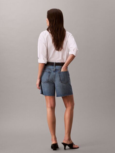 Denim Pantaloni Scurti Din Denim Stil 90s Cu Croi Relaxat  Femei