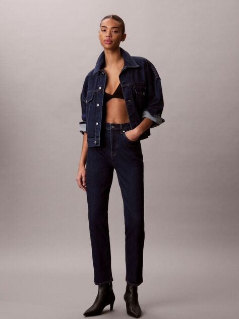 Denim Jacheta Lejera Din Denim  Femei