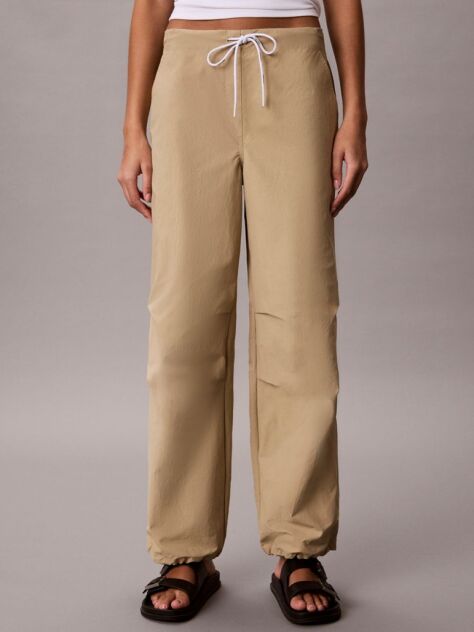 Maro Pantaloni Lejeri Din Nylon Moale  Femei