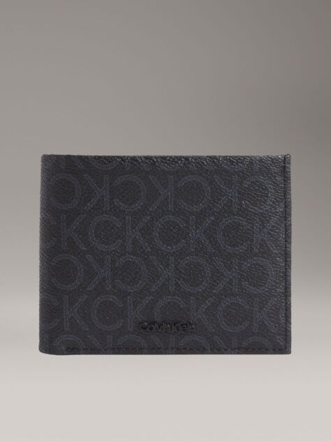 Black Monogram Wallet  Men