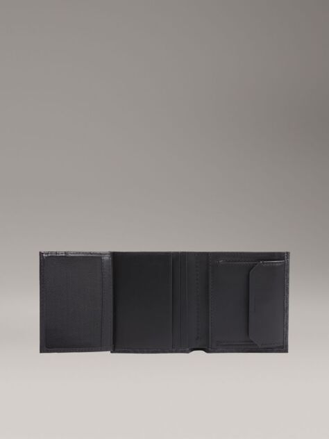Black Trifold Wallet  Men