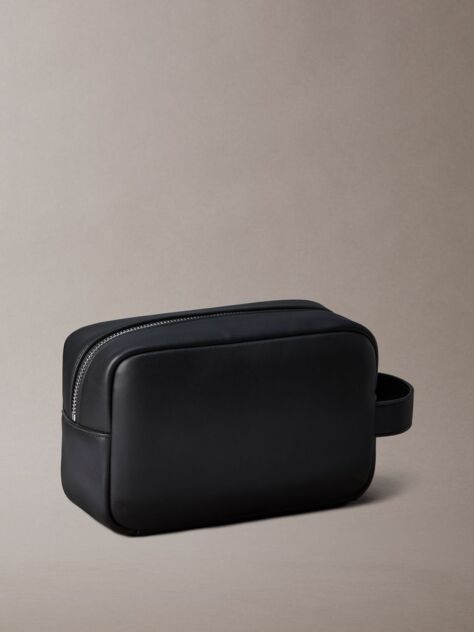 Negru Trusa De Cosmetice Cu Logo Signature  Barbati