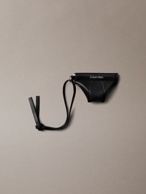 Negru Mini Charm In Forma De Slip Cu Logo  Femei
