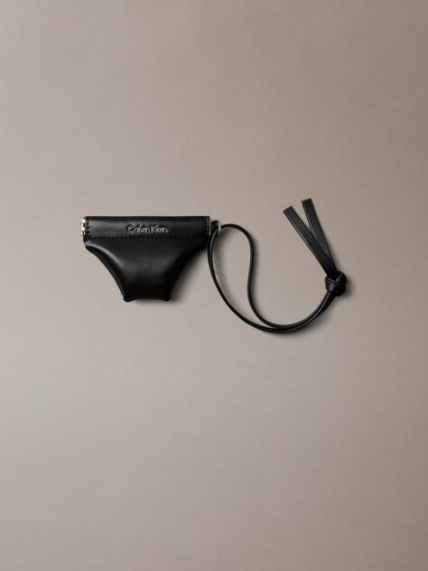 Negru Mini Charm In Forma De Slip Cu Logo  Femei