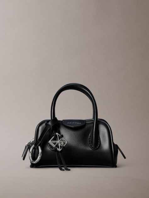 Negru Mini Charm In Forma De Geanta De Umar  Femei
