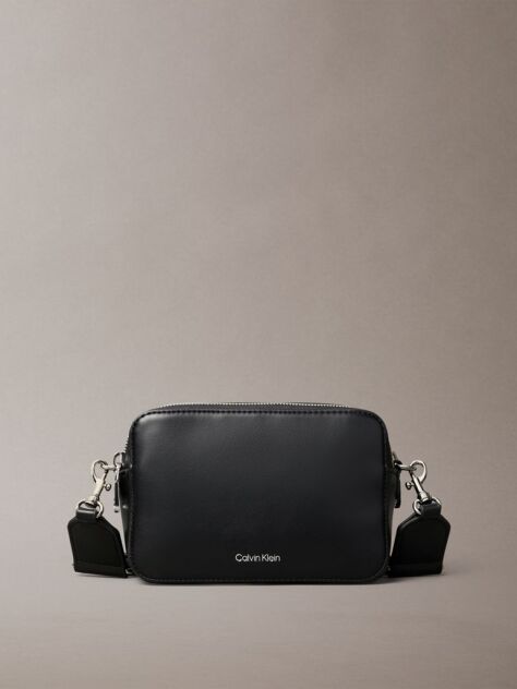 Negru Geanta Stucturata Crossbody Convertibila Cu 2 Bretele  Femei