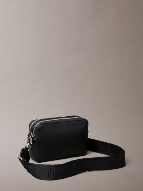 Negru Geanta Stucturata Crossbody Convertibila Cu 2 Bretele  Femei