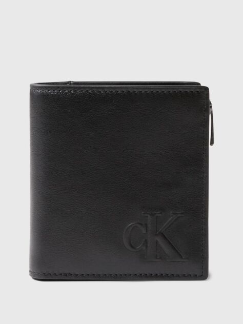Black Leather Wallet  Men