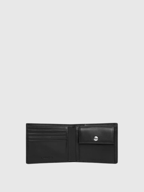 Black Leather Wallet  Men