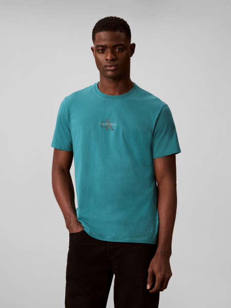 Verde Tricou Cu Logo Monograma  Barbati
