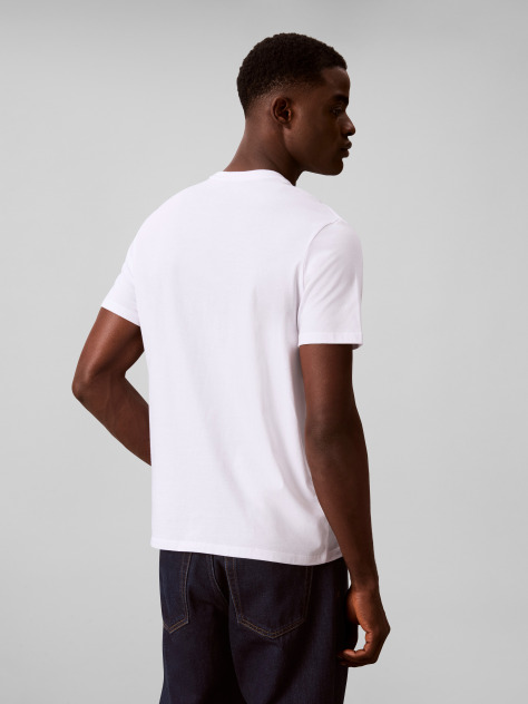 Alb Tricou Cu Logo Monograma  Barbati