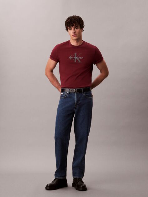 Albastru Blugi Tapered Stil Anii '90  Barbati