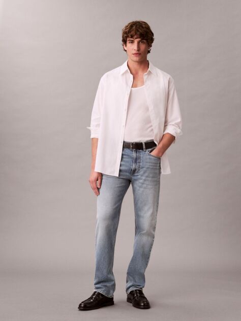 Denim Blugi Cu Croiala Dreapta Standard  Barbati