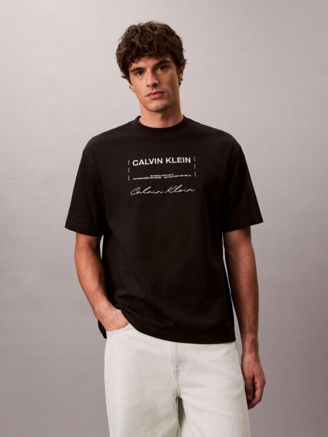 Black 16S April Graphic Seasonal T-Shirt  Men