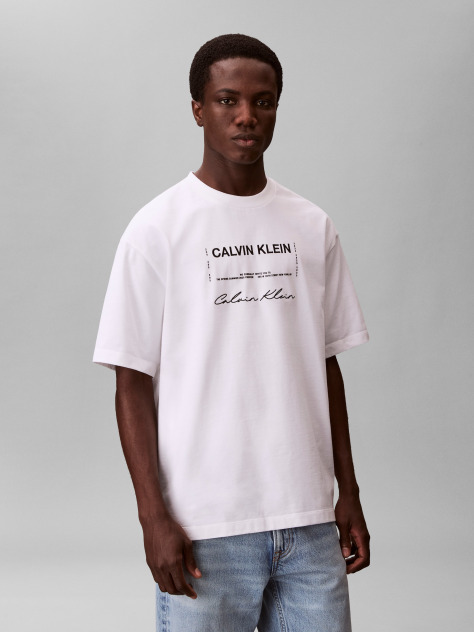 Alb Tricou Cu Print Sezonier 16S April  Barbati