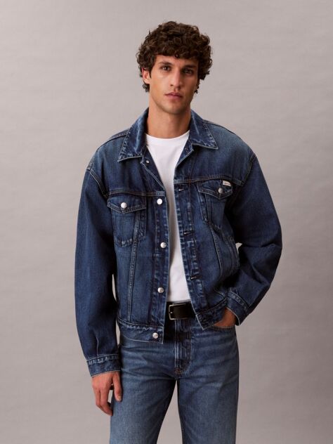 Denim 90s Denim Trucker Jacket  Men