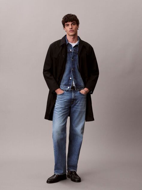 Denim Blugi Drepti Anii '90  Barbati