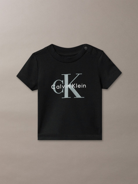 Negru Tricou Pentru Nou-Nascuti Cu Logo Signature  Nou-nascuti