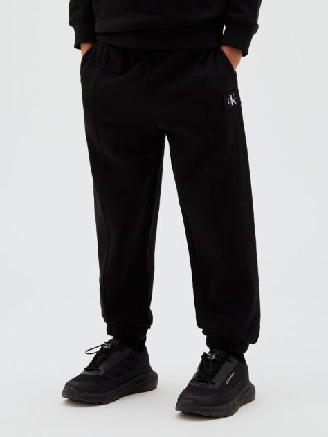 Negru Pantaloni Jogger Cu Logo Signature Pentru Copii  Baieti