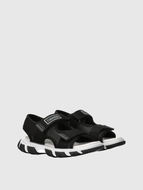 Negru Sandale Cu Velcro  Baieti