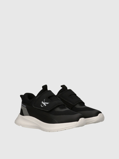 Negru Adidasi Cu Talpa Joasa Si Inchidere Velcro  Copii Unisex