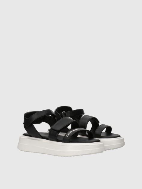 Negru Sandale Cu Velcro  Fete