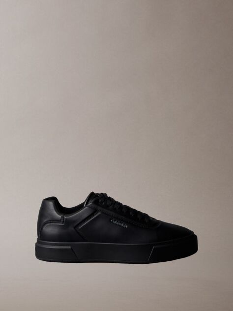 Negru Adidasi Premier Din Piele Cu Logo Signature  Barbati