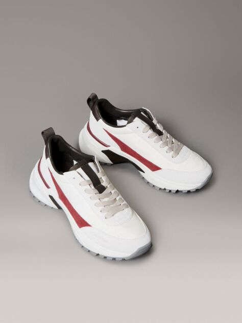 White Trailblazer — Suede Runner Trainers  Women