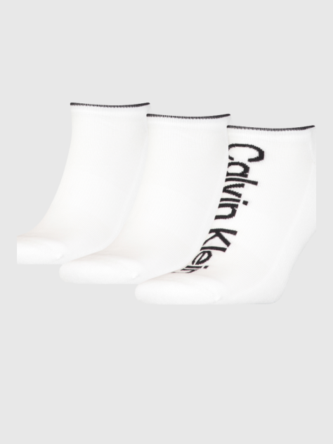 Alb Set 3 Perechi Sosete Scurte Sport Barbati  Barbati