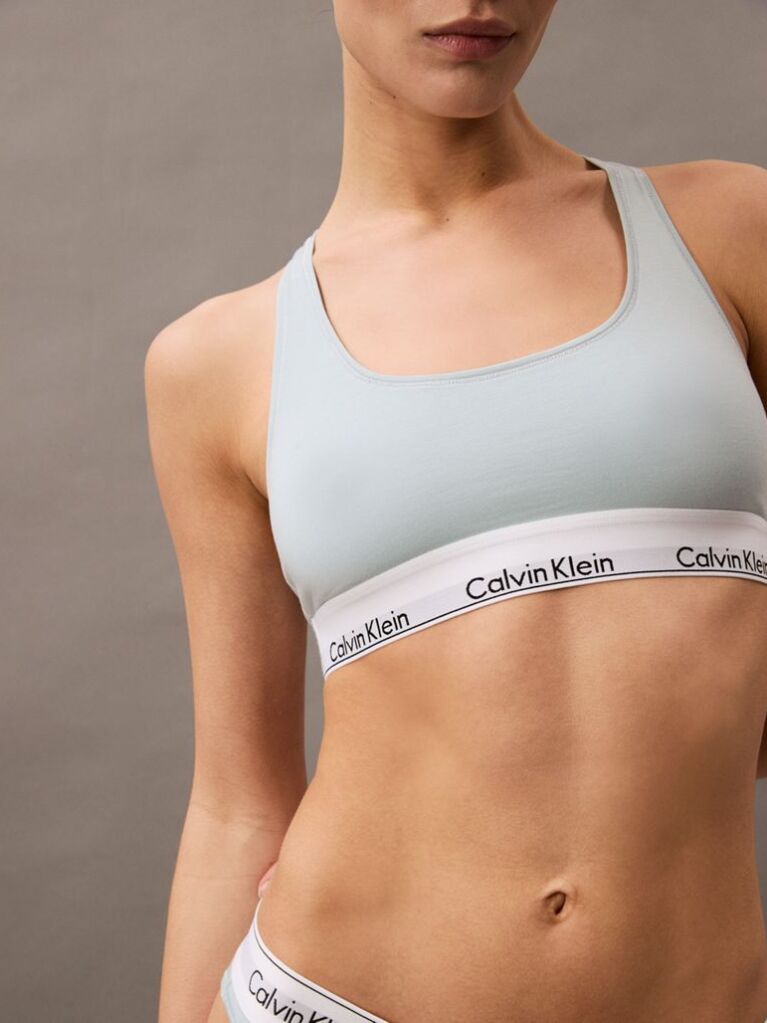 Blue Bralette - Icon Cotton Modal  Women