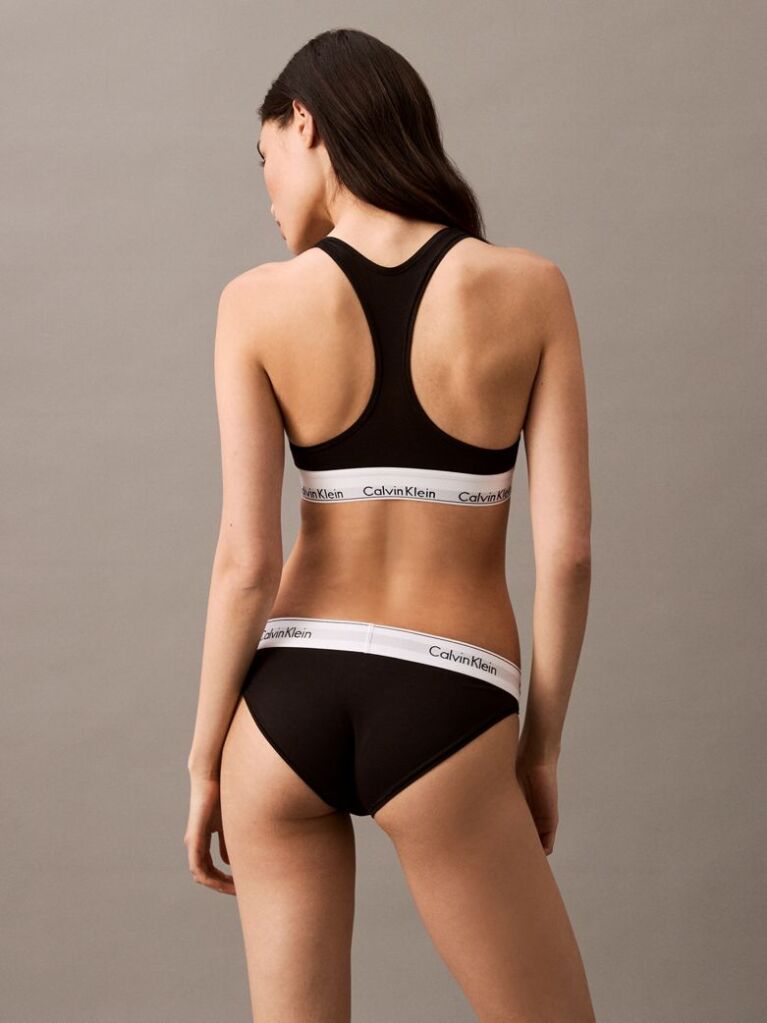 Black Bikini Briefs - Icon Cotton Modal  Women