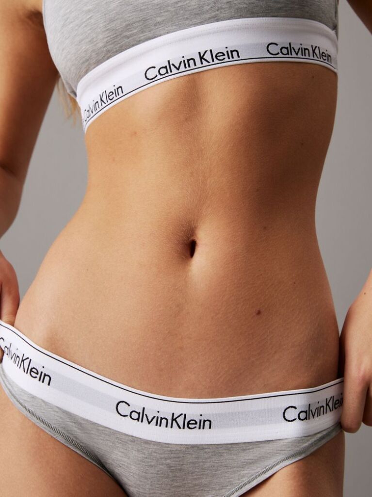 Grey Bikini Briefs - Icon Cotton Modal  Women