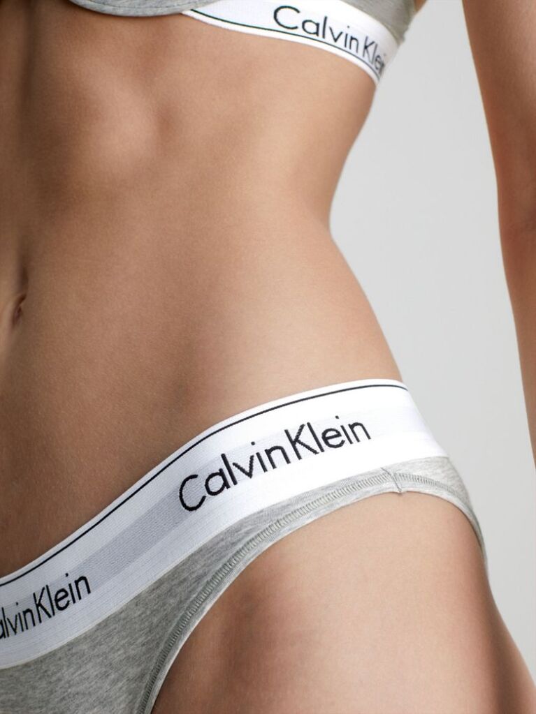 Grey Bikini Briefs - Icon Cotton Modal  Women