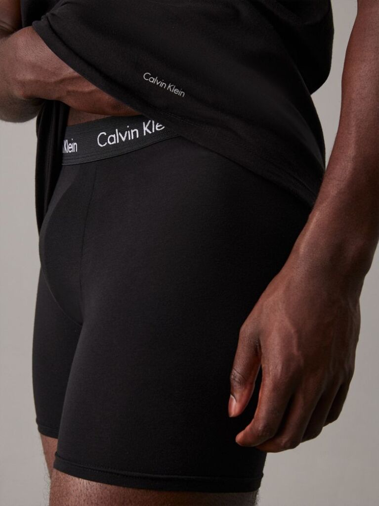 Negru Set 3 Tricouri - Cotton Classics  Barbati
