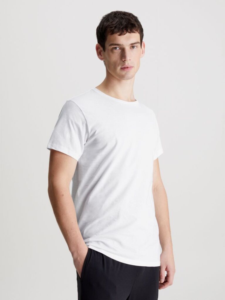 Alb Set 3 Tricouri - Cotton Classics  Barbati