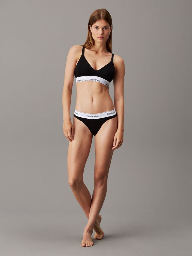 Black Brazilian Brief - Modern Cotton  Women
