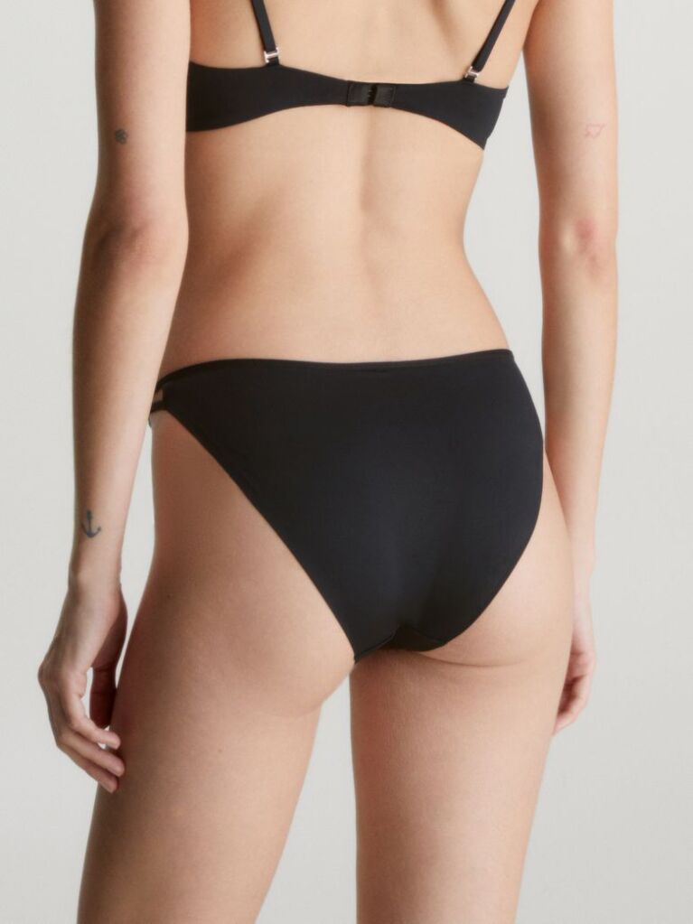 Black Bikini Briefs - Minimalist  Women