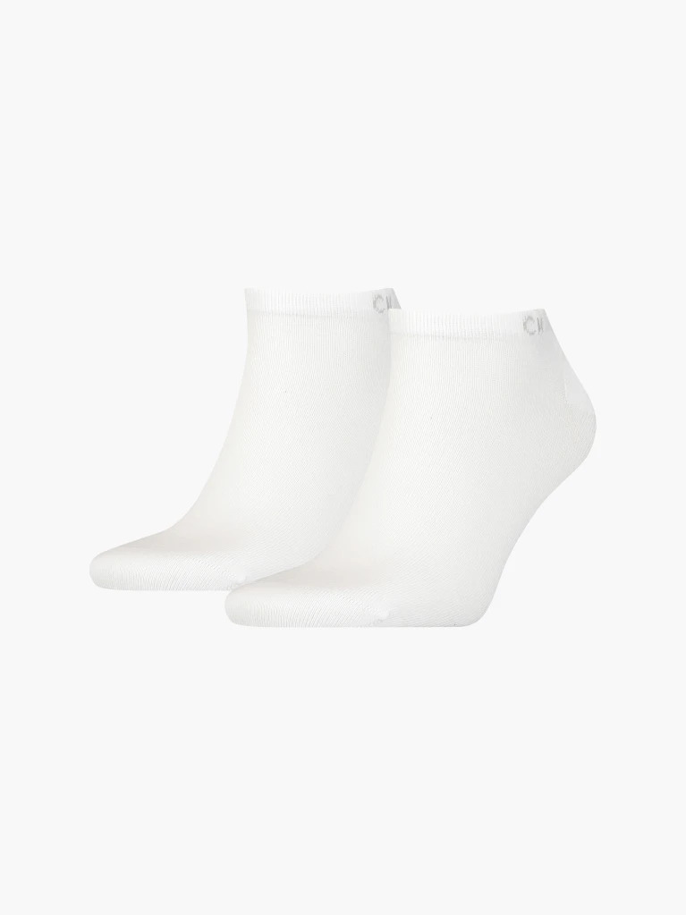 Alb Set 2 Perechi Sosete Scurte Casual Barbati  Barbati