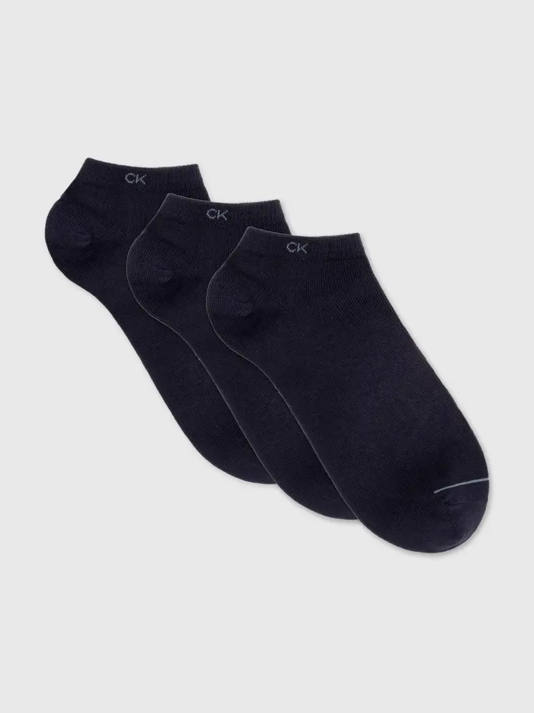 Albastru Set 3 Perechi Sosete Scurte Barbati  Barbati
