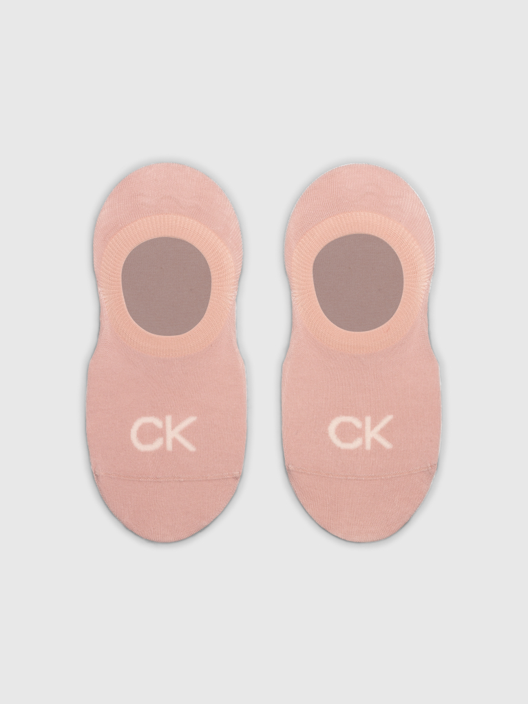 Pink 2 Pack Invisible Socks  Women