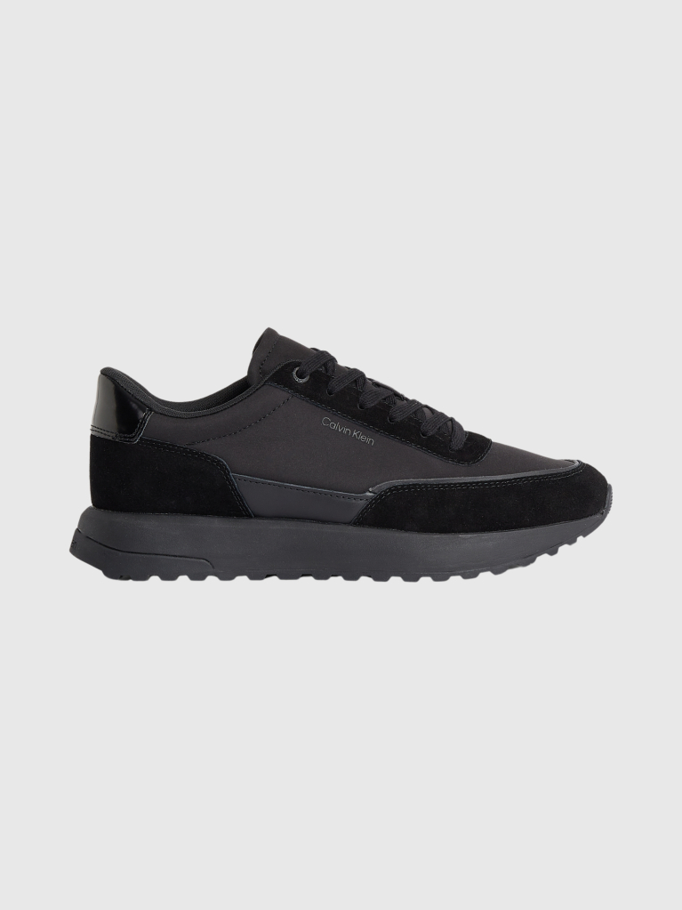 Negru Adidasi Runner Din Amestec De Piele  Barbati