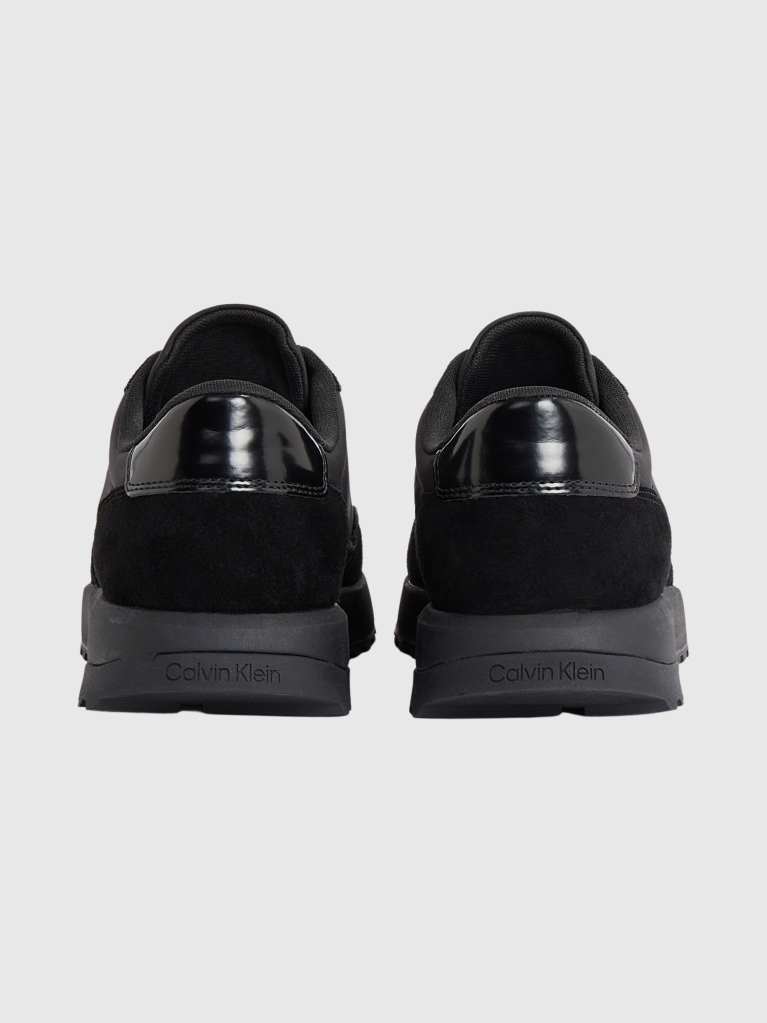 Negru Adidasi Runner Din Amestec De Piele  Barbati